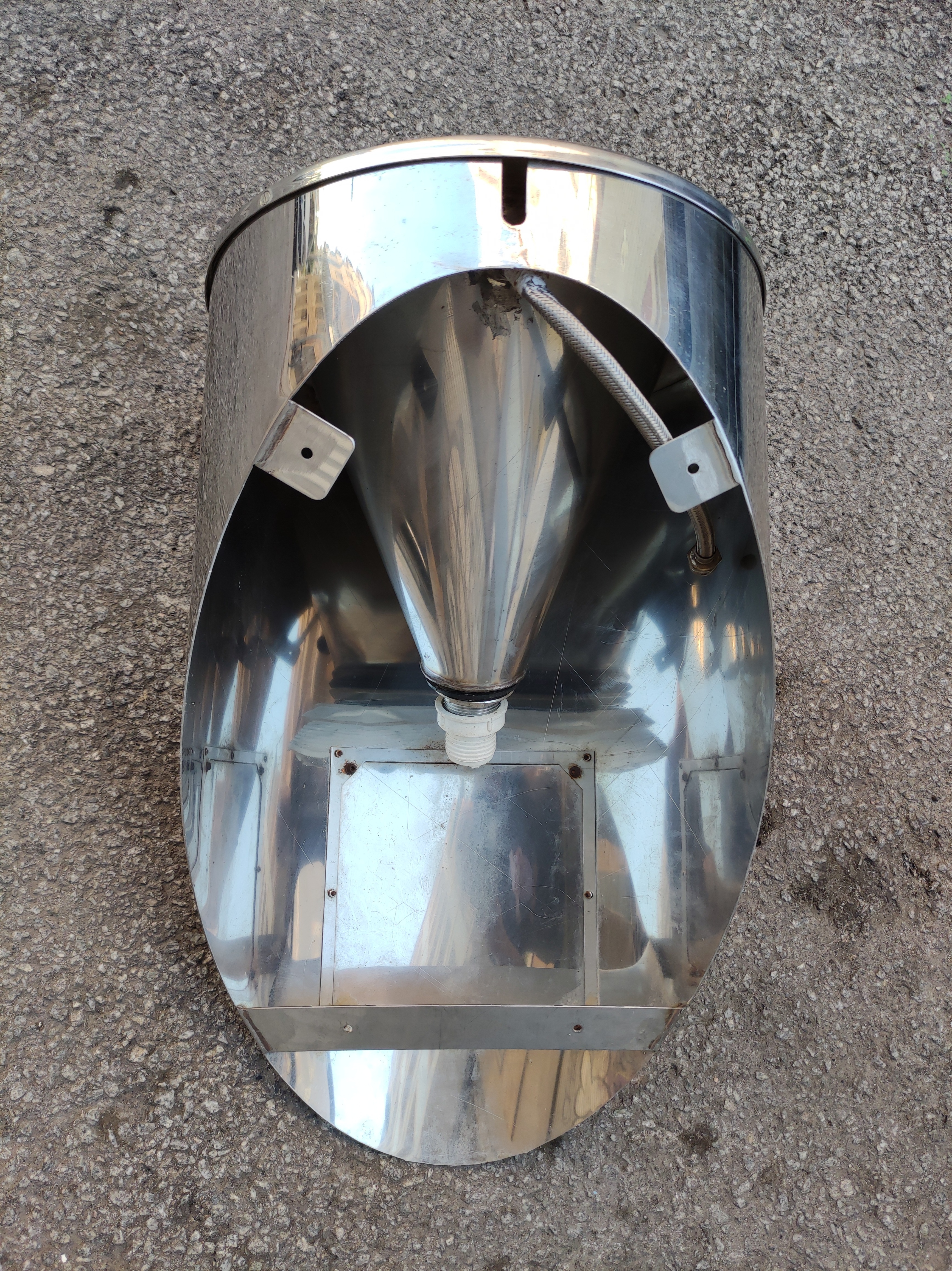 retrete urinario carcel hosteleria inox 60x36.5x36 (45eu) 1u